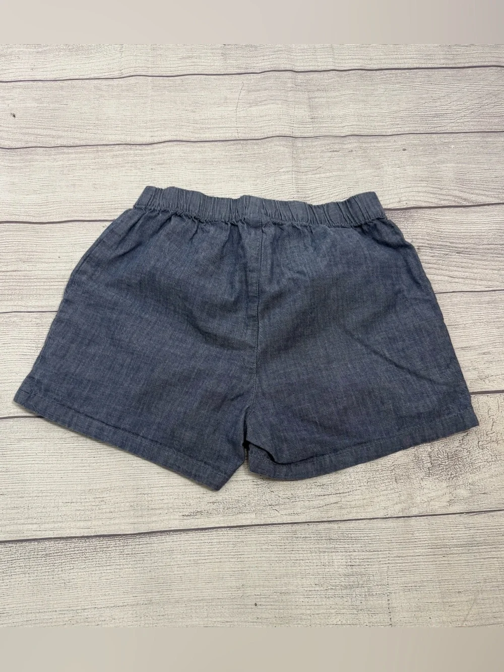 Gymboree Girls Chambray Shorts Floral Peace Sign summer style Size 12